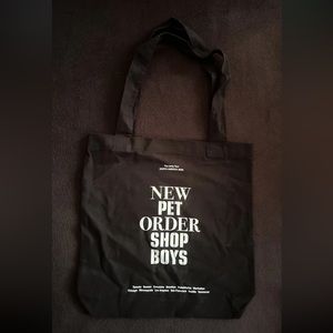Pet Shop Boys New Order Unity Tour 2022 North America Official Logo Tote Bag NEW